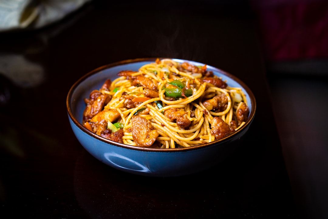 Удон с морепродуктами